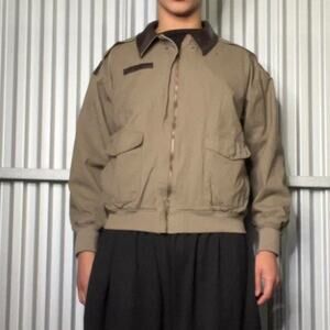 Khaki/brown bomber jacket